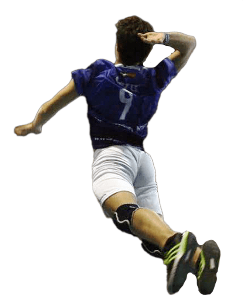Jugador del Club Voleibol Rochelambert de Sevilla