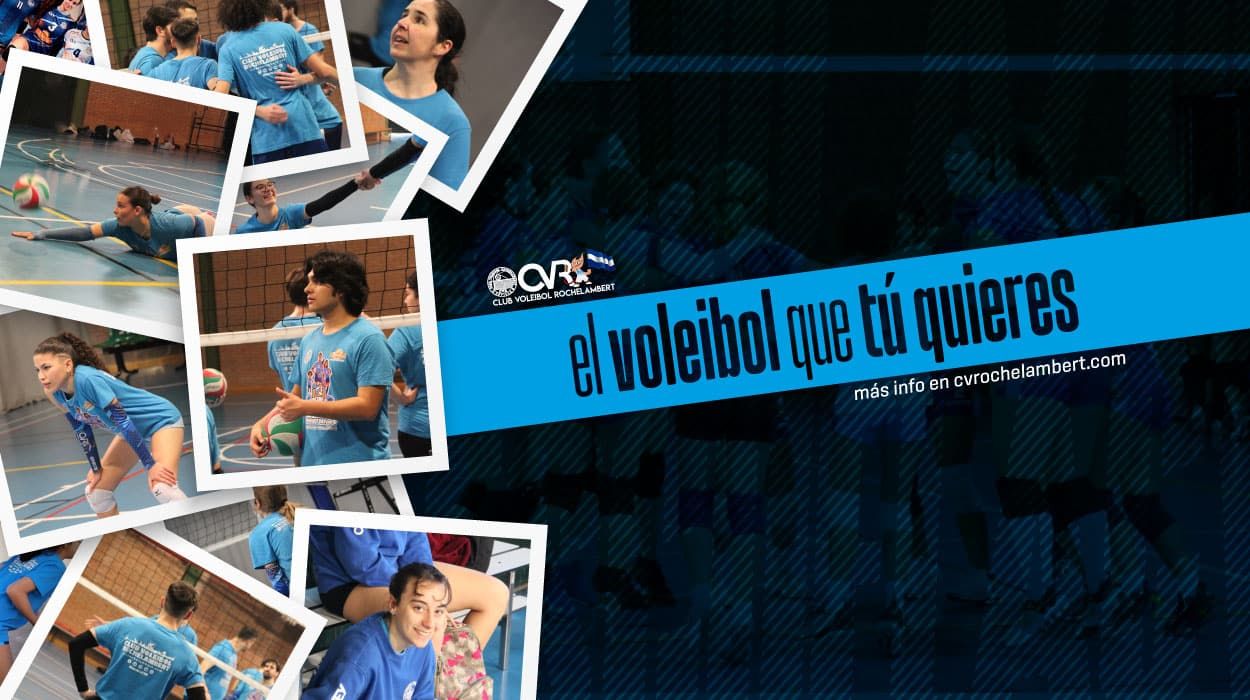 #EscuelaCVR voleibol en Sevilla Club Voleibol Rochelambert