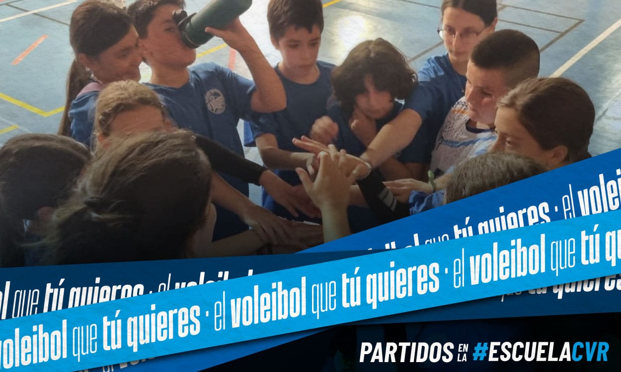 Partidos de la #EscuelaCVR del Club Voleibol Rochelambert de Sevilla