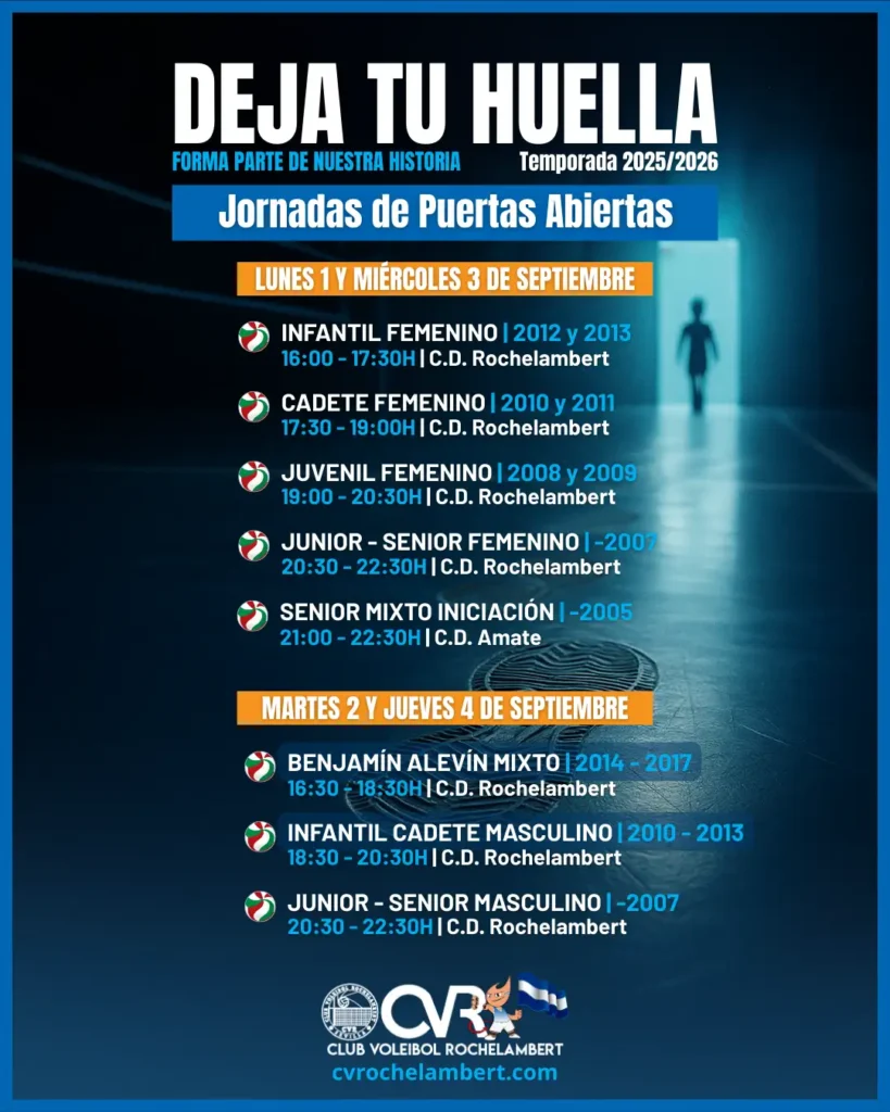 Quiero Participar 1 PuertasAbiertasCVR38 corregido - Club Voleibol Rochelambert - Sevilla